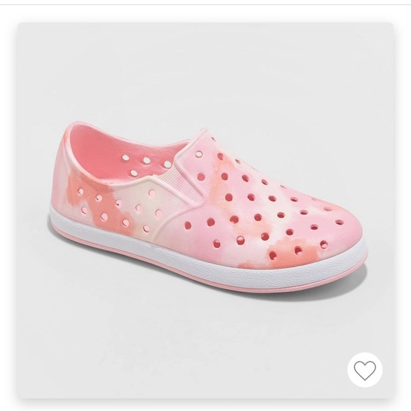 NWT Eva Slip On Apparel Water Shoes Cat & Jack Pink 5 Youth - Picture 1 of 2